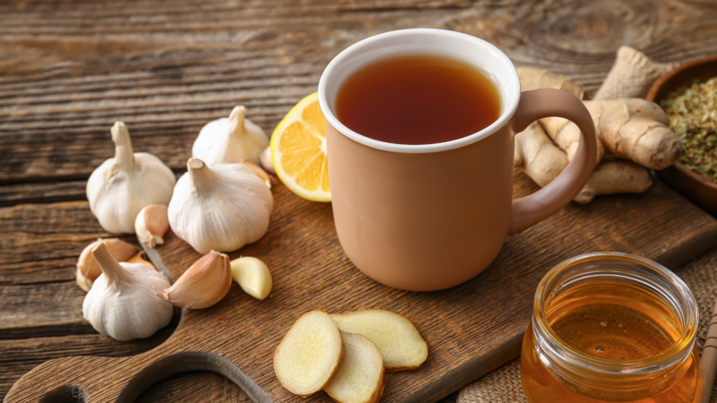 Garlic tea - be healthy