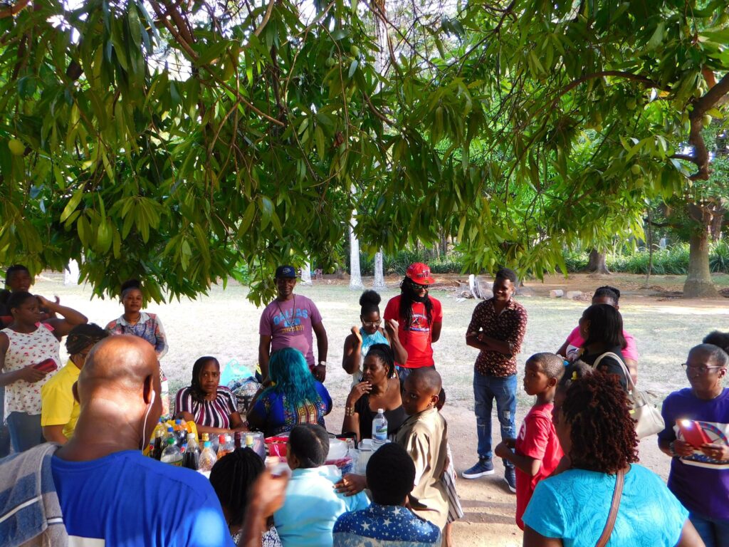 Queen Gee's 50th birthday party at a nature park