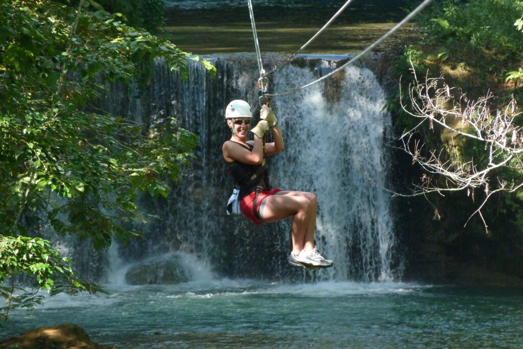 Zipline Over YS Falls