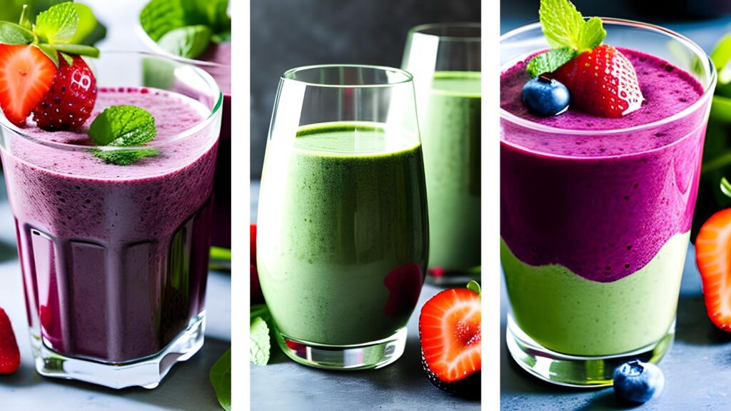 Berry Green Delight Smoothie