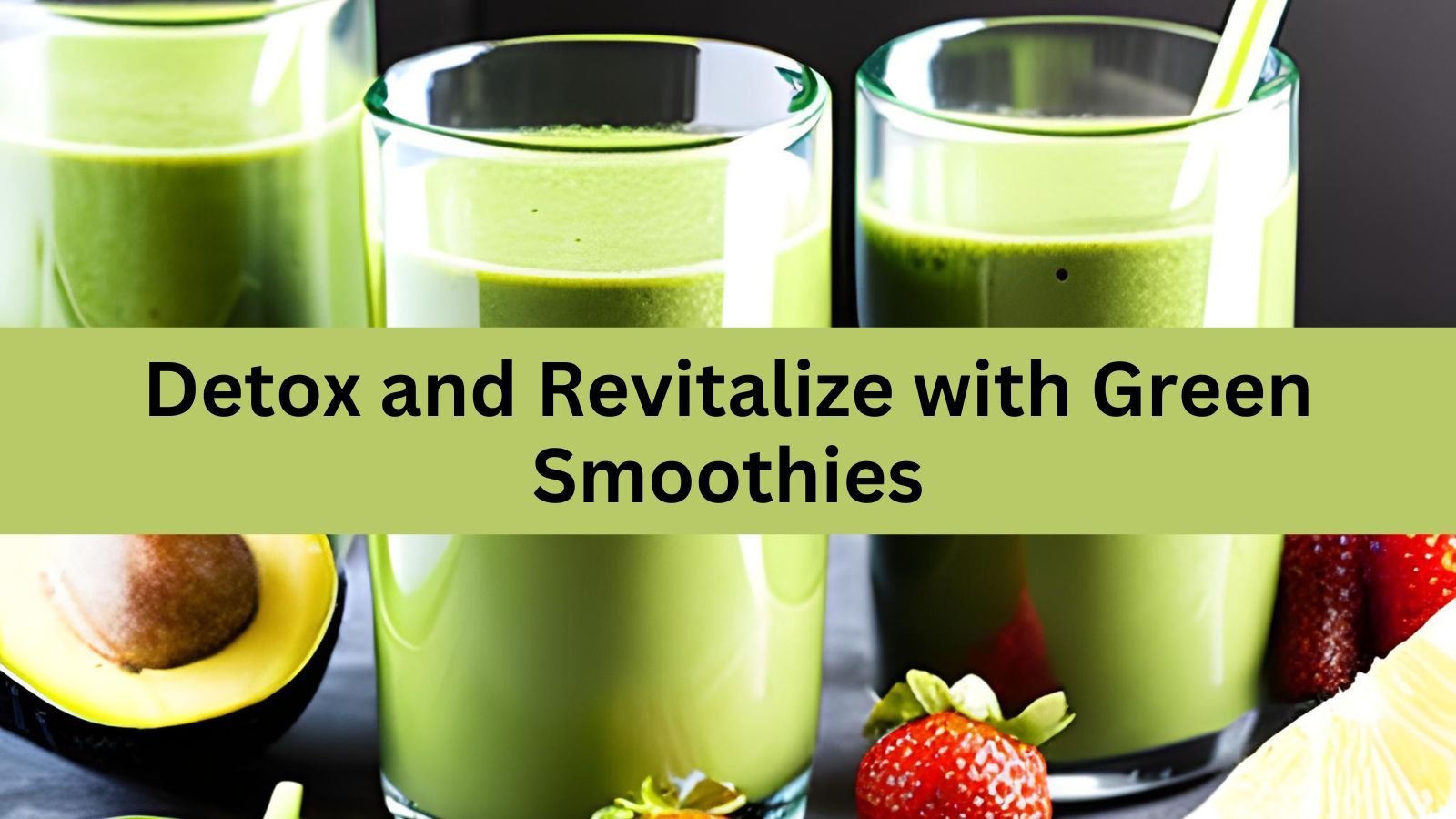 Detox and Revitalize with Green Smoothies