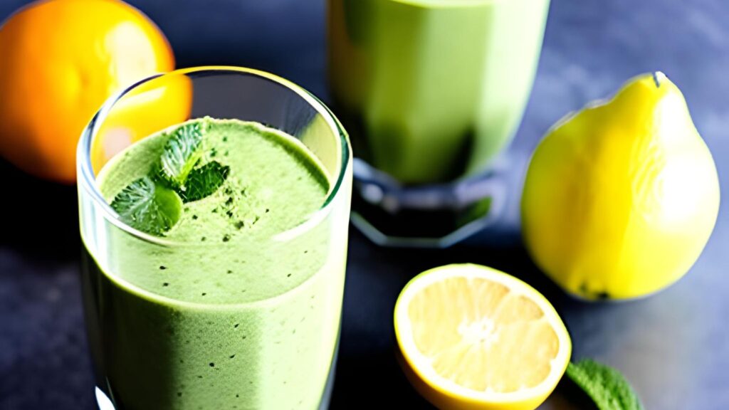 Green smoothie for body detox