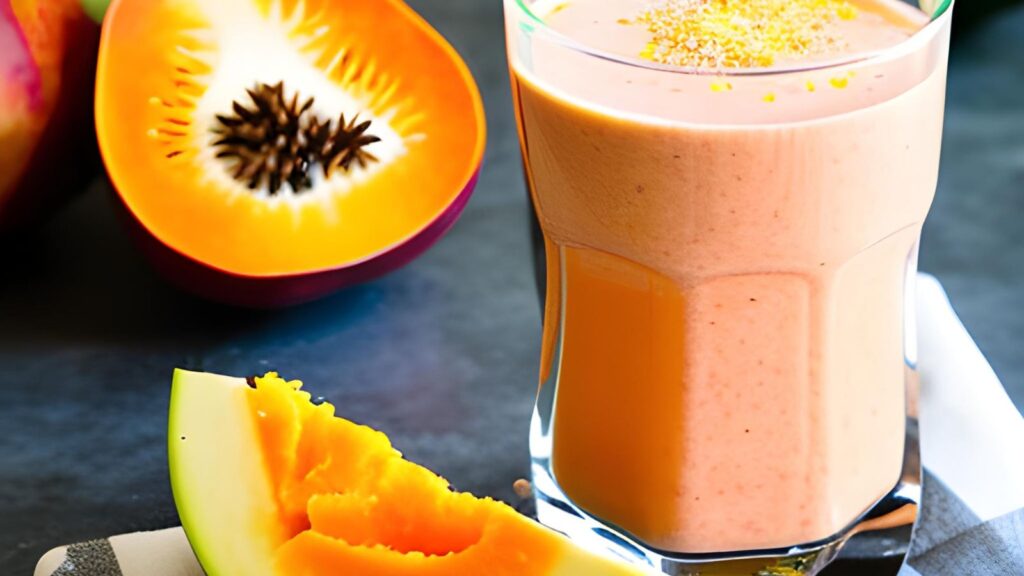 Papaya-Coconut Refresher Smoothie